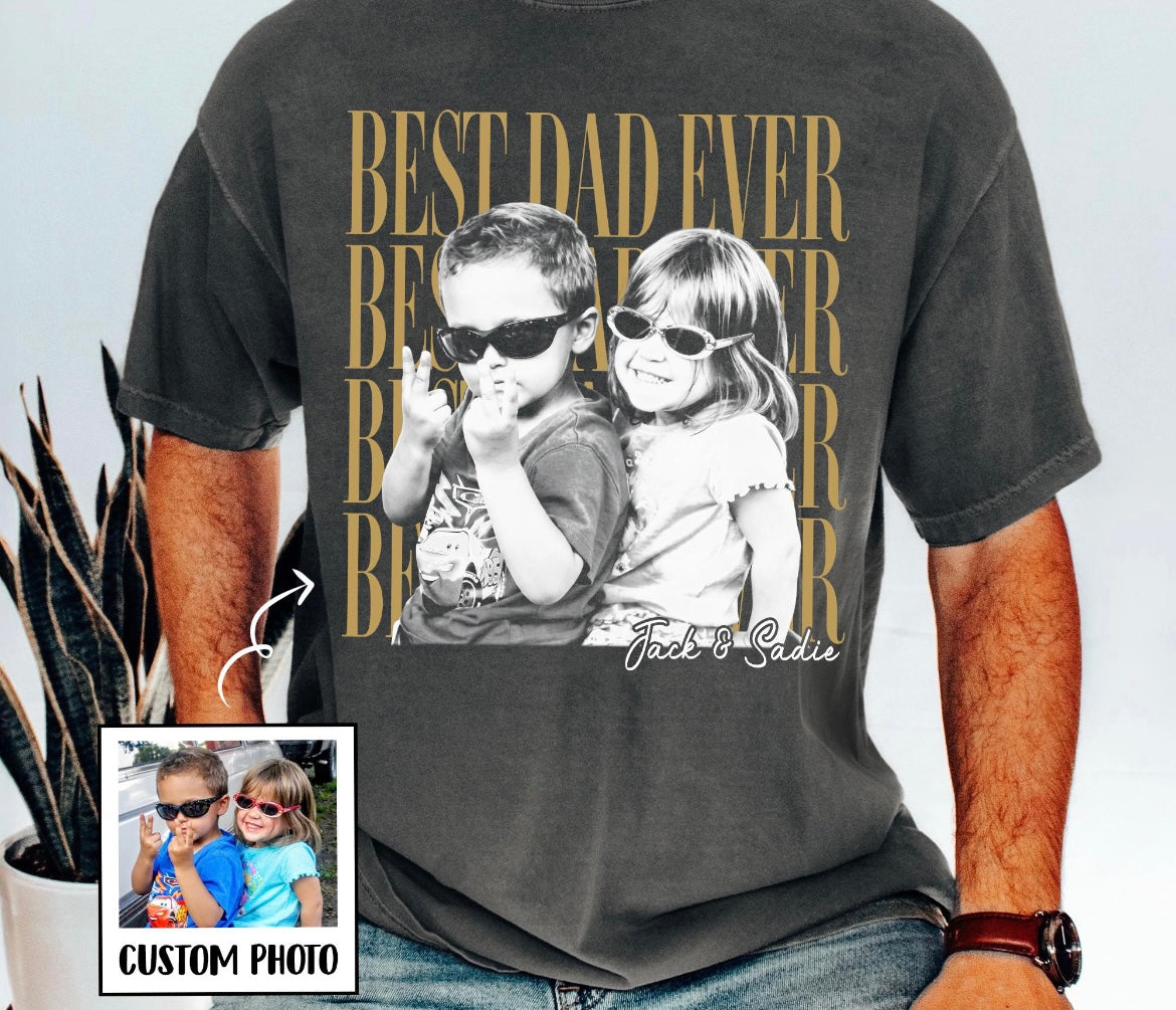 Best Dad Photo Tee