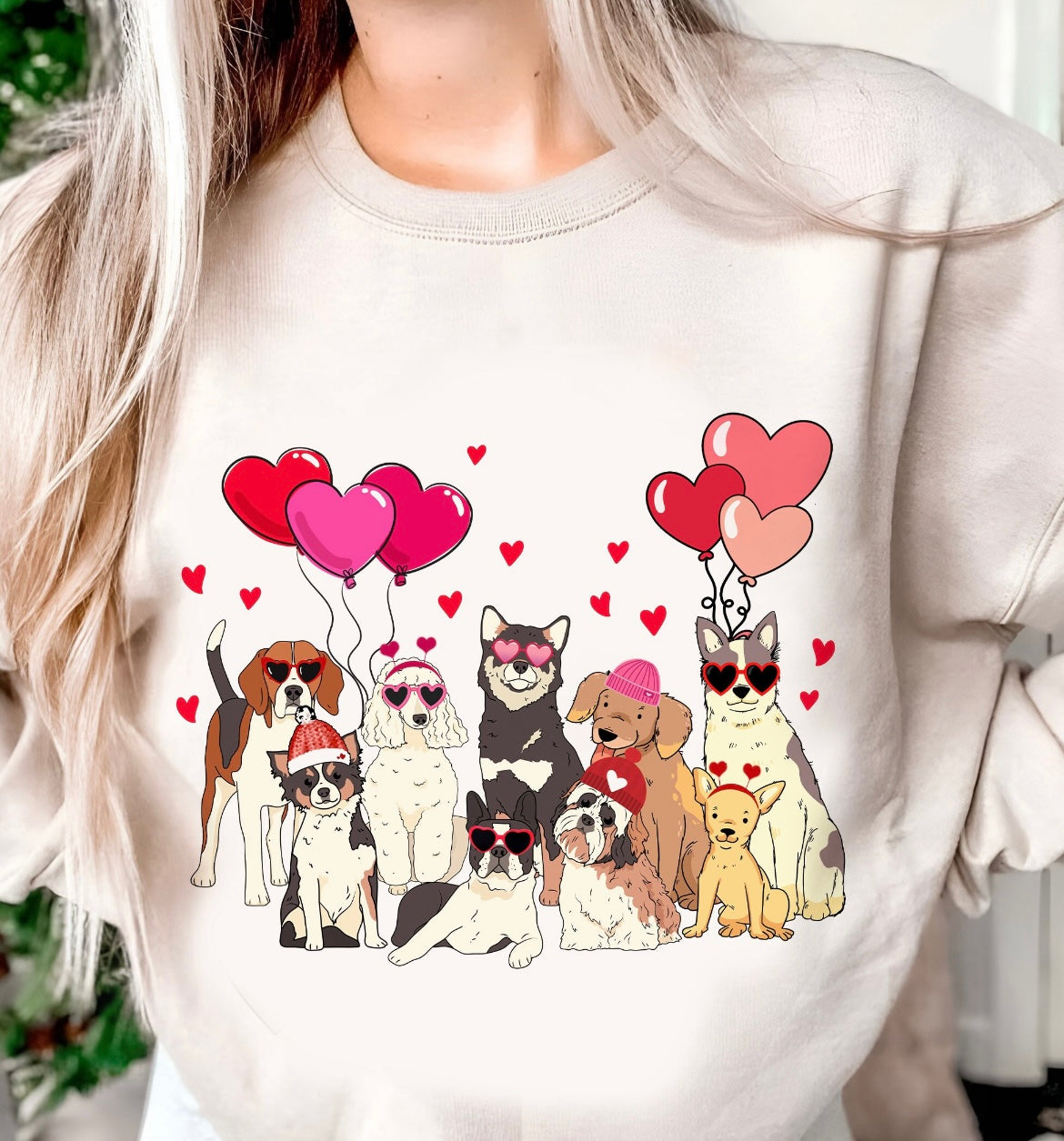Valentine dog Duo