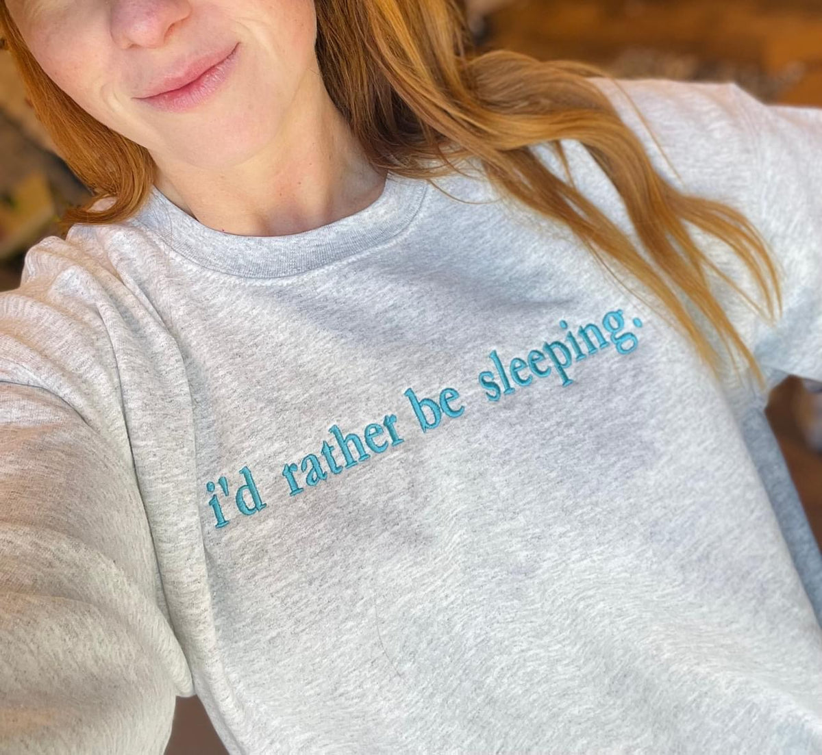 I'd rather be...