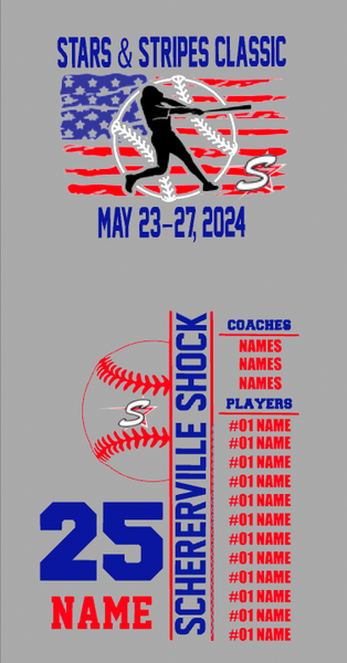 Shock- Memorial Day Tee w/Roster