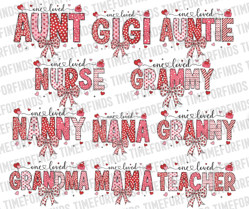 One Loved Names (can include names on sleeve - include in personalization box) (Copy)