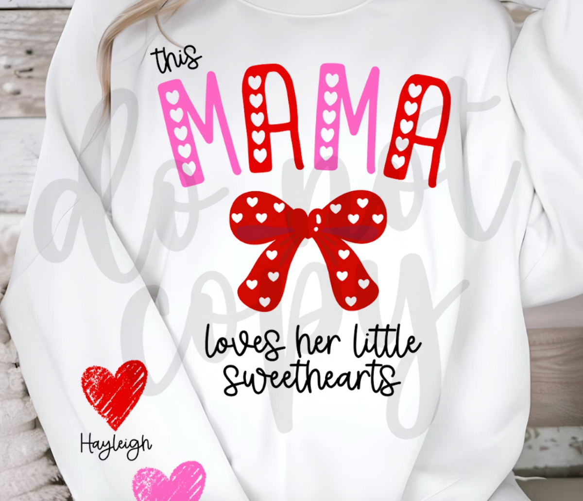 This ____ Loves her (include name and sleeve details)