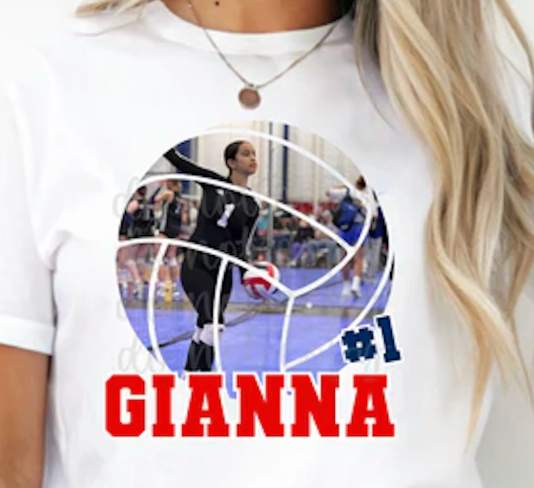 Simple Volleyball Photo Frame (Copy)
