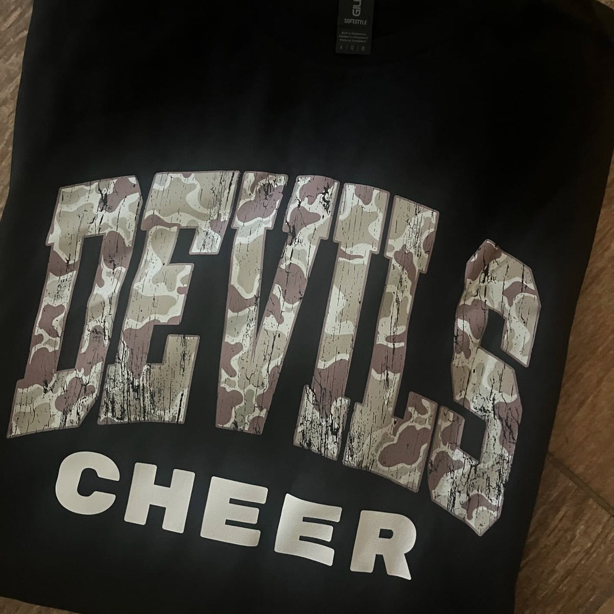 Camo Devils Cheer - use code devils26 to drop price