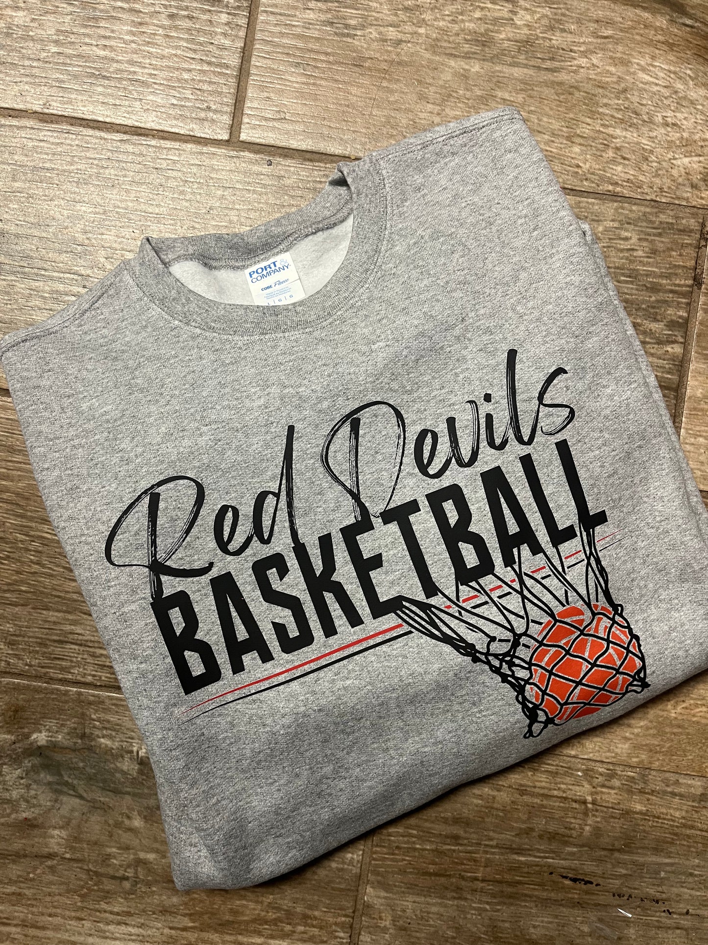 Red Devils Basketball Swish