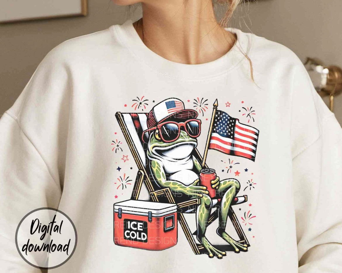 Patriotic Frog