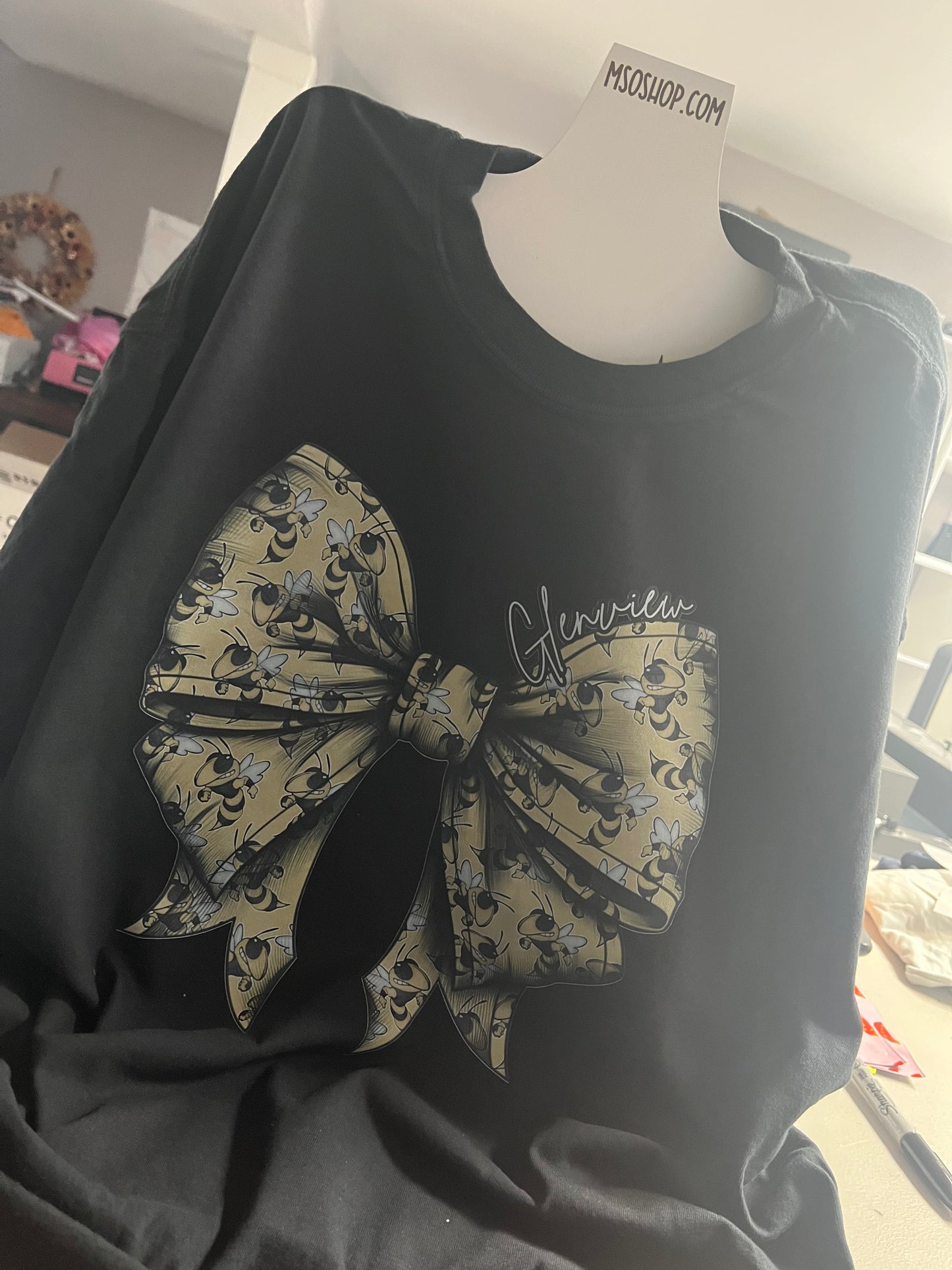 Soccer Coquette Bow (can add team name)