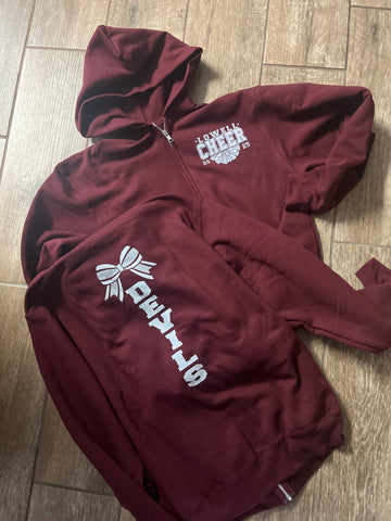 Devils Zip Up Hoodie