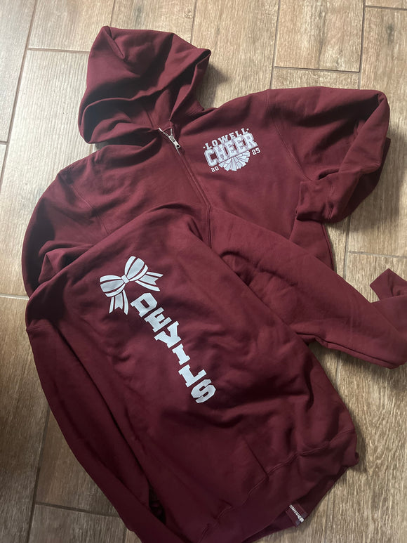 Devils Zip Up Hoodie