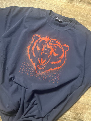 Halftone Bear Orange