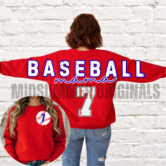 YOUR TEAM CUSTOM Sports Varsity Back w/Number