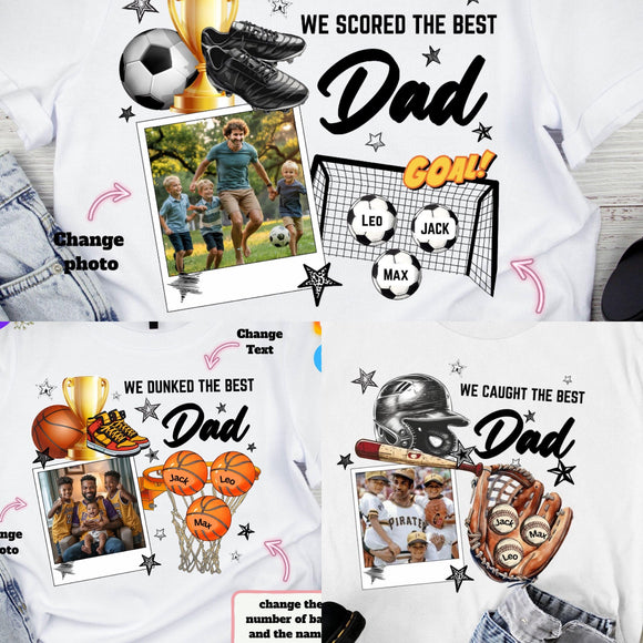 Fathers day photo tee special