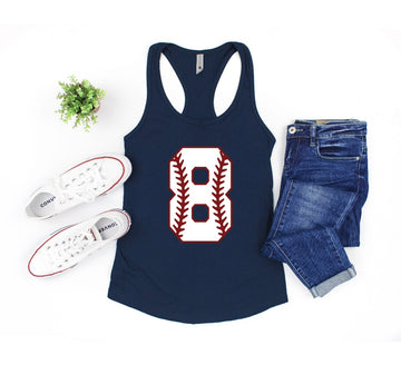 Sport number tank special (include sport and number in personalization box)