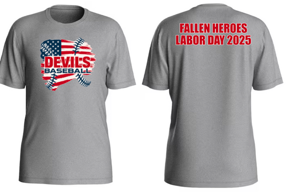 Devils Baseball Labor Day- order by 8/25 for group pickup