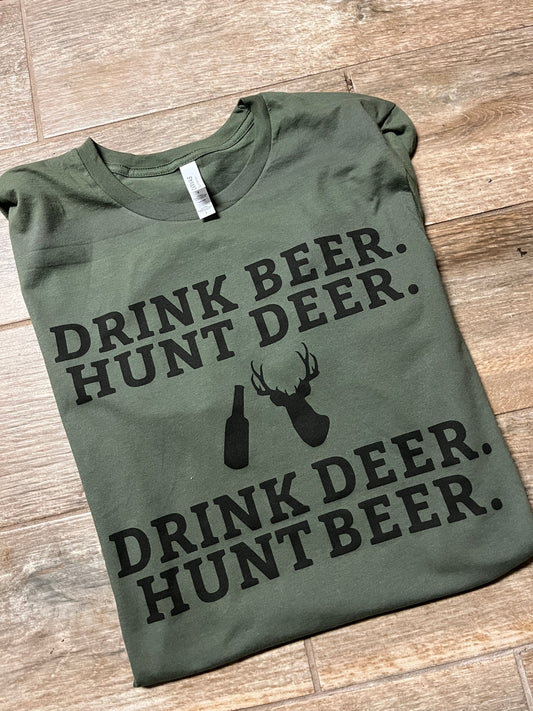 Drink Beer Hunt Deer