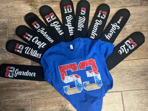 Patriotic Drip Bat Cover