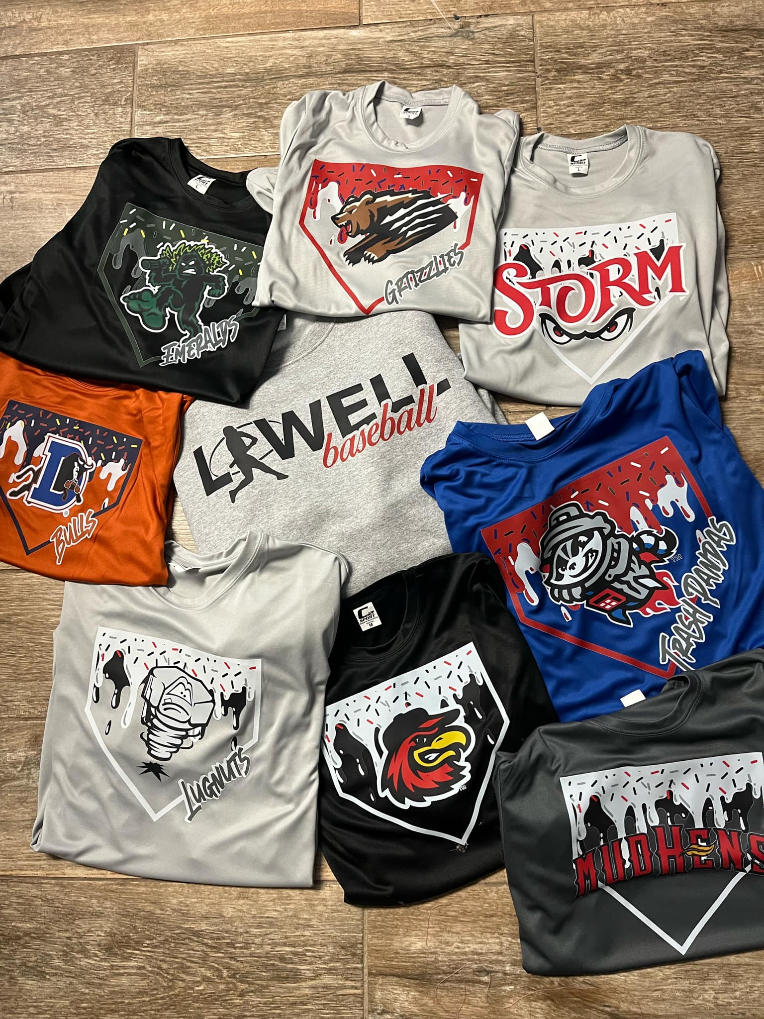 Blue Rocks Drip (include name and number for back in personalization box) - If you want another shirt color, just include in personalization box as well - 0