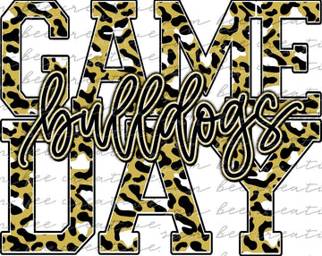 Bulldogs Leopard Gameday
