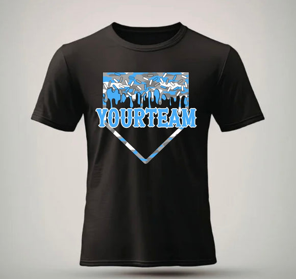 YourTeam Camo Drip Plate