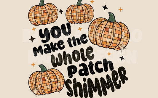 Whole patch shimmer