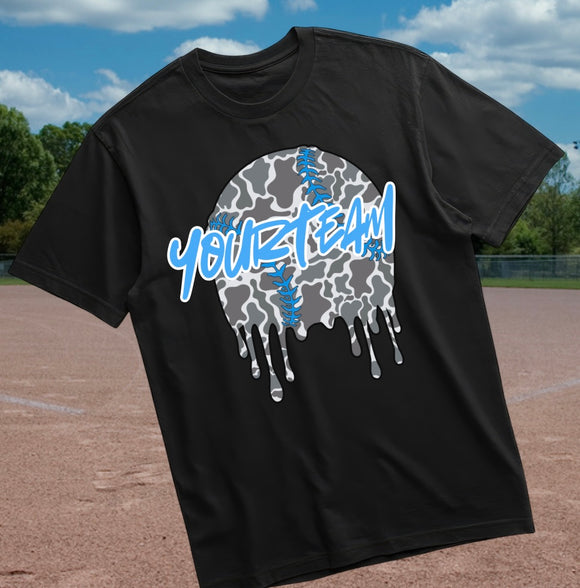 YourTeam Camo Drip Ball