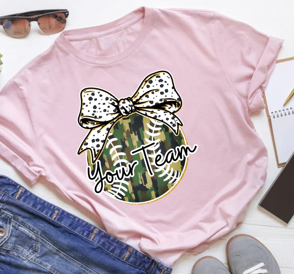 YourTeam Camo Dot Ball