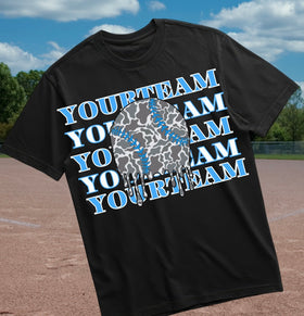 YourTeam Camo Stack Ball