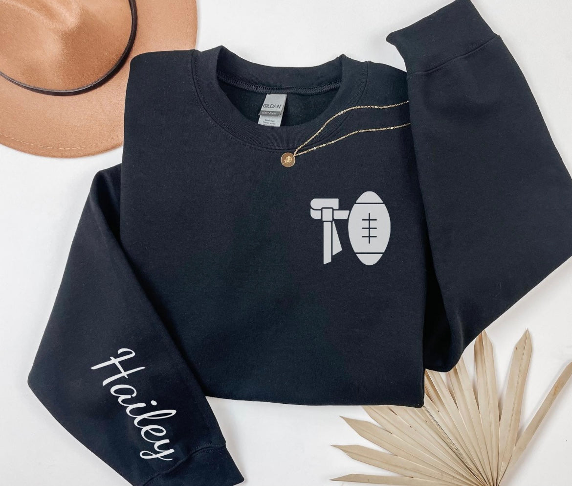 Personalized Girl Go Get That Flag (include name for sleeve personalization)