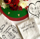 Personalized Hand-Drawn Towel/Tote-1