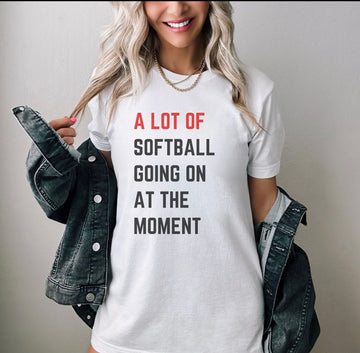 A lot of ___ going on