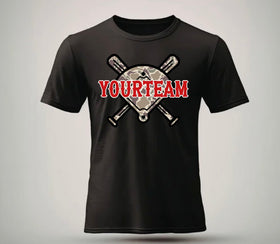 YourTeam Camo Crossed Bats