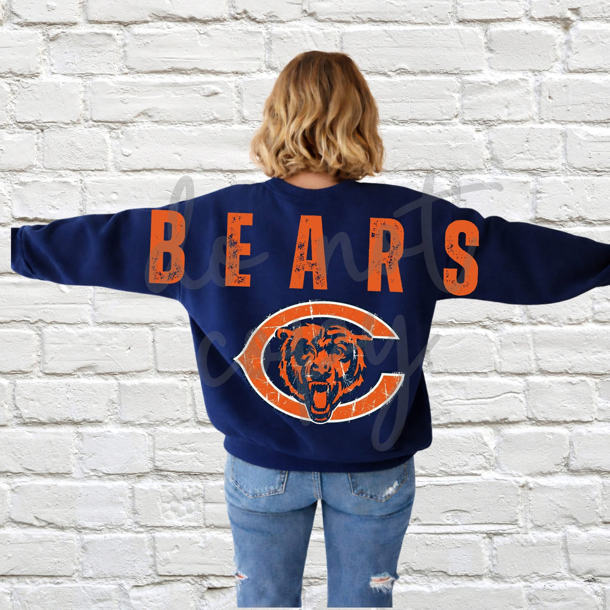 Bears Varsity Back- small front logo