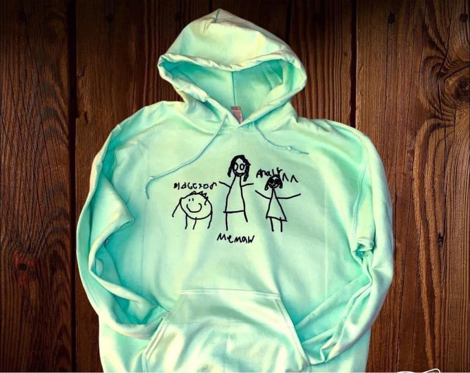 Personalized Hand-Drawn Towel/Tote