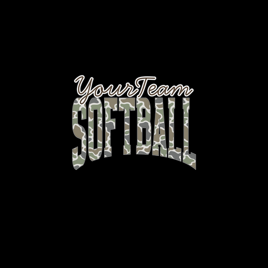 YourTeam Camo Arch Softball