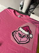 Green Guy in Pink (pocket size print)-2