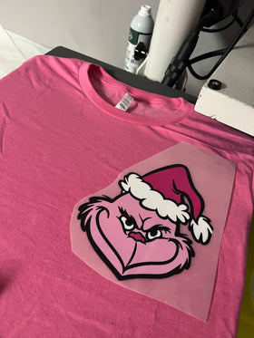 Green Guy in Pink (pocket size print) - 0