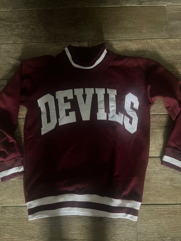 Custom Embroidered Mock Neck