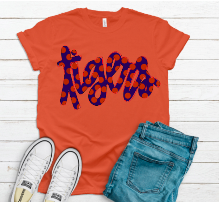 Tigers Polka Dot
