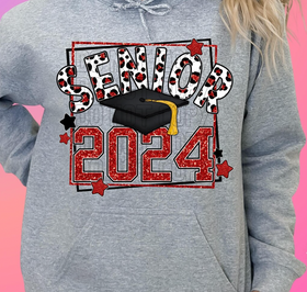 Senior Leopard Glitter