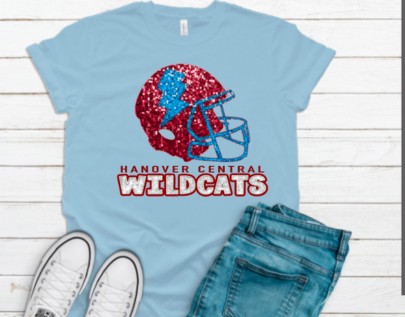 Hanover Central Faux Sequin Helmet