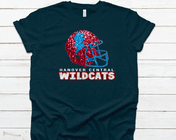 Hanover Central Faux Sequin Helmet