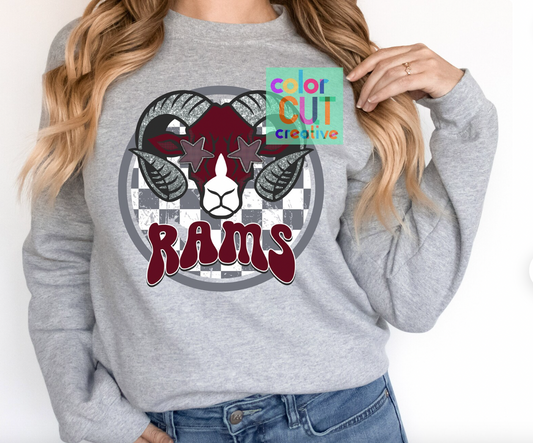 Rams Preppy Mascot