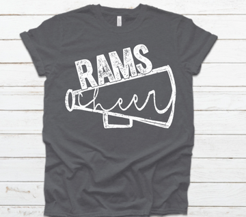 Rams Cheer Distressed Megaphone