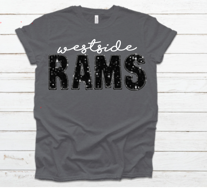 Faux-Sequin Rams - 0
