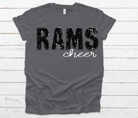 Faux-Sequin Rams Sport