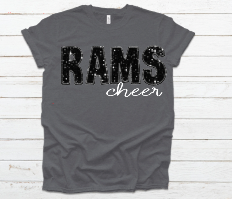 Faux-Sequin Rams Sport