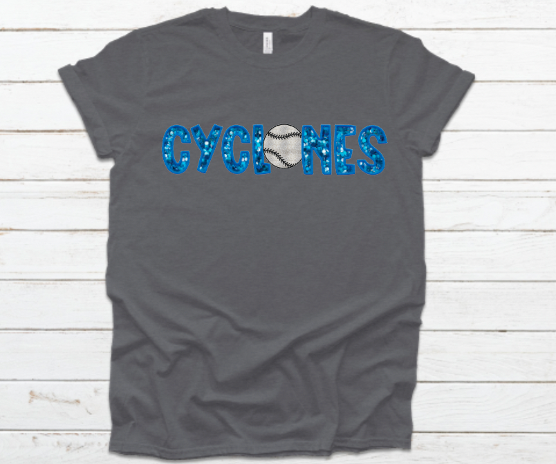 Cyclones Faux-Sequin