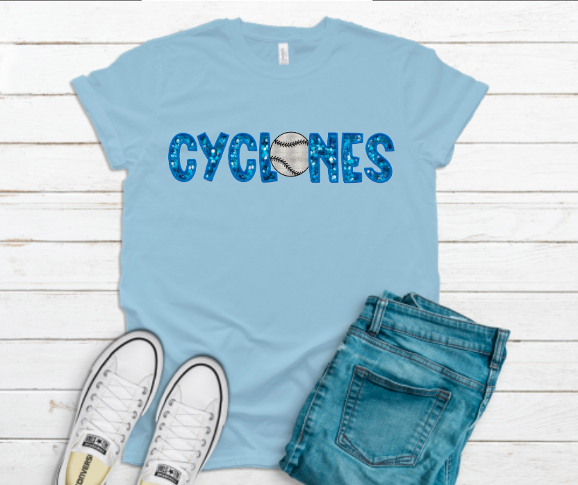 Cyclones Faux-Sequin