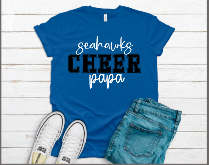 Seahawks Cheer Family (Any Personalization Available)