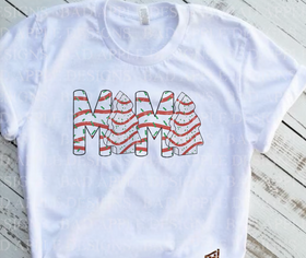 Mama Christmas Tree Cake